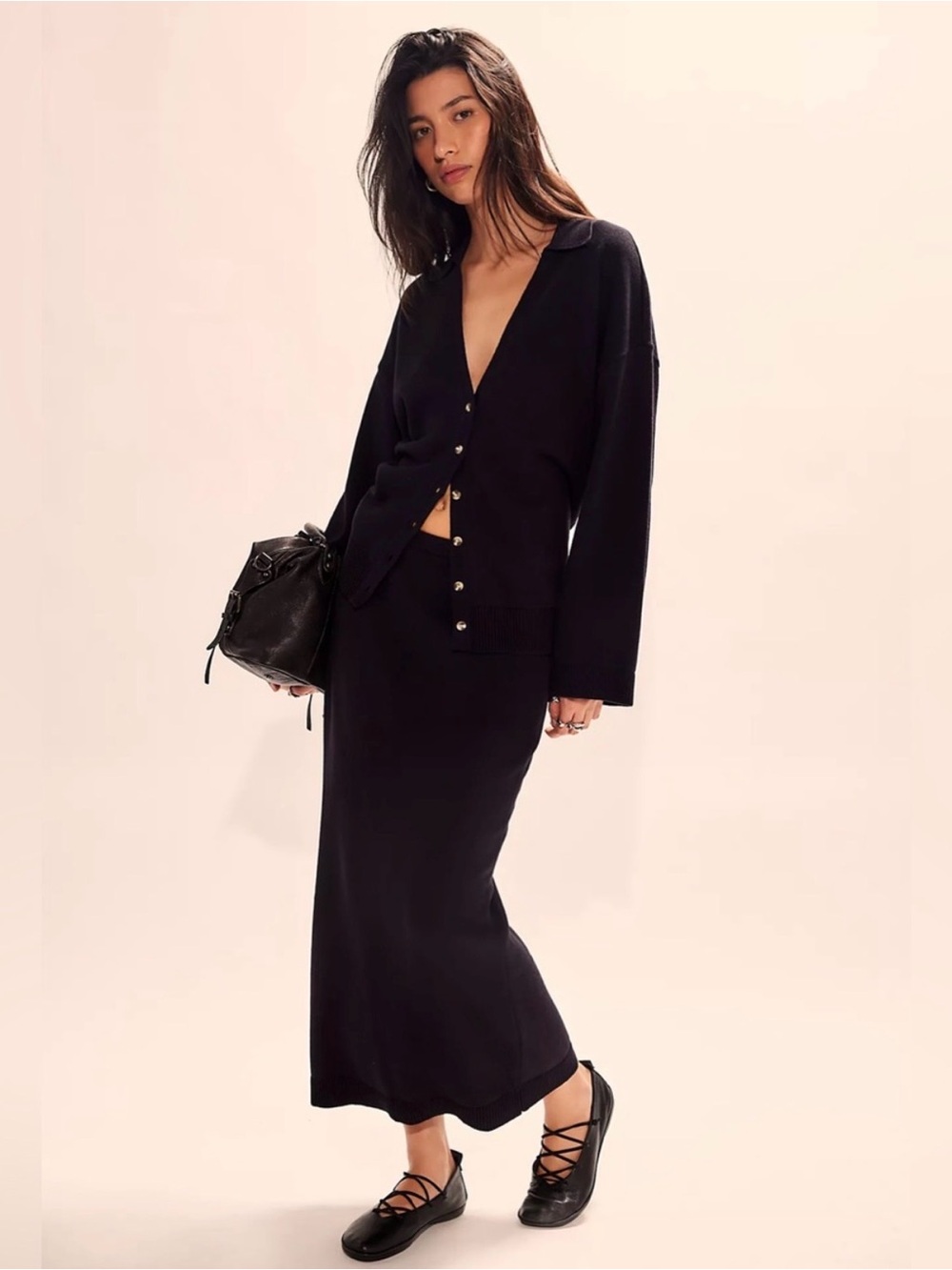 Free people Gwenna sweater set